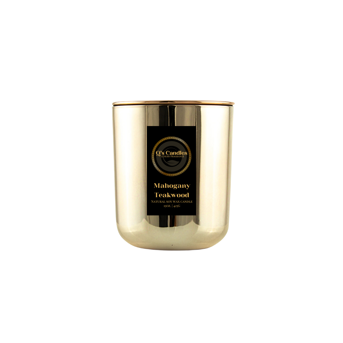 15 oz. Double Wick Mahogany Teakwood Candle